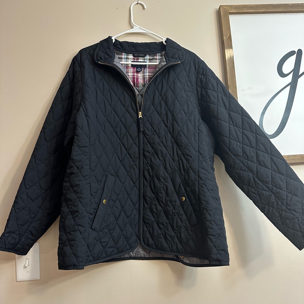 Lands End women quilted  jacket Size 1x